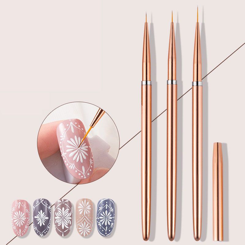 [N] Rose Gold 3Pcs/set  Nail A - مراجعة Nail Art Rose Gold وسعره